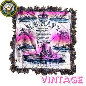 Vintage United States Navy Mother O' Mine Pillow Case Sham